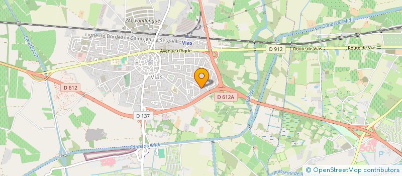 localisation de l'entreprise CERAMIC  VIAS