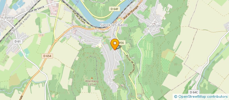 localisation de l'entreprise CERAMIC DIFFUSION FRANCE  SIERCK-LES-BAINS