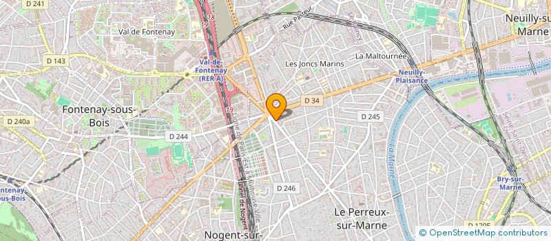 localisation de l'entreprise CERAMICO 94  LE PERREUX-SUR-MARNE