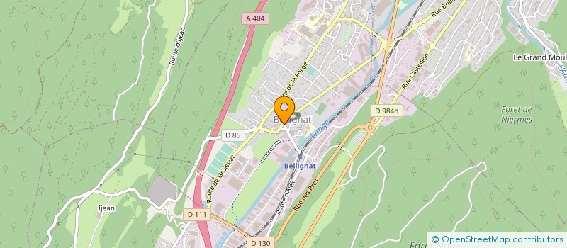 localisation de l'entreprise CERAMICS  BELLIGNAT