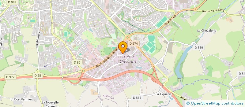 localisation de l'entreprise CERAMIK  SAINT-LO