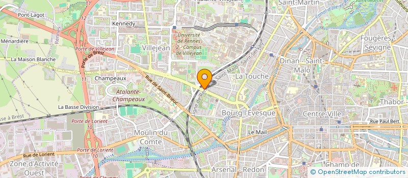 localisation de l'entreprise CERAMIK  RENNES