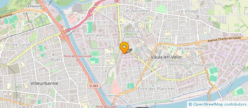 localisation de l'entreprise CERAMIKA PRESTIGE à VAULX-EN-VELIN