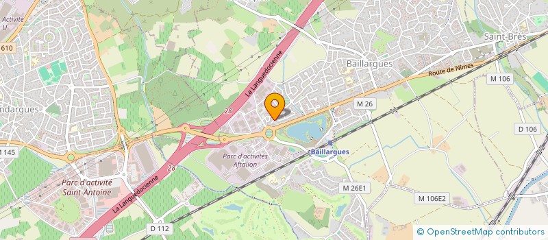 localisation de l'entreprise CERAMIQUE LANGUEDOCIENNE à BAILLARGUES