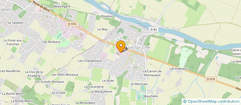 localisation de l'entreprise CERAMIQUE LOCHOISE à AZAY-SUR-CHER
