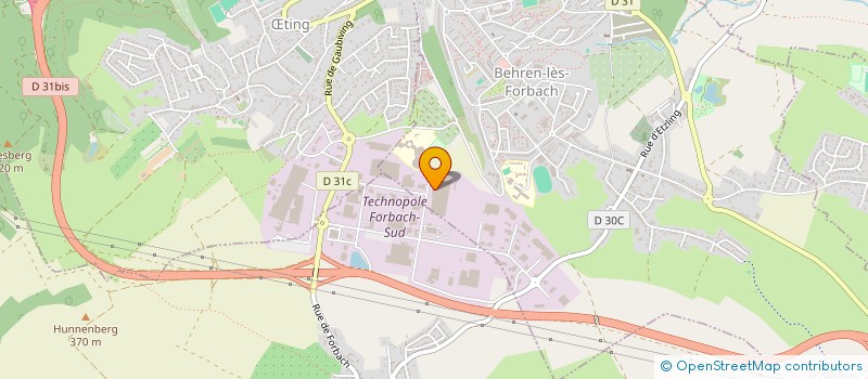 localisation de l'entreprise CERAMIQUES DE FORBACH à BEHREN-LES-FORBACH