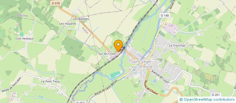 localisation de l'entreprise CERAMIQUES DE LA DHEUNE à SAINT-LEGER-SUR-DHEUNE