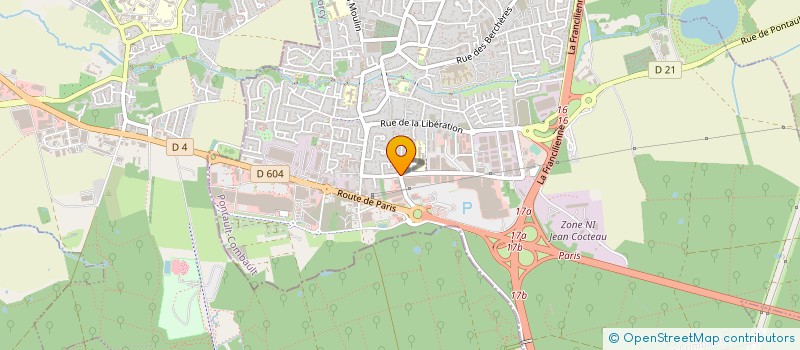 localisation de l'entreprise CERAMIQUES INTERNATIONALES à PONTAULT-COMBAULT