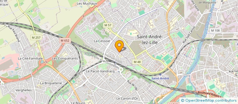 localisation de l'entreprise CERAMTECH à LOMPRET