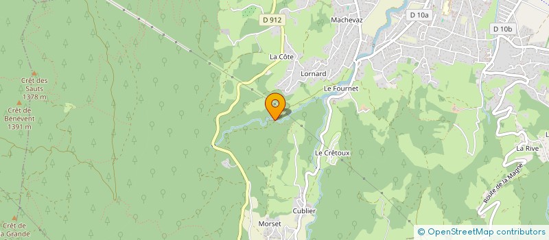 localisation de l'entreprise CERAMYCA  SAINT-JORIOZ