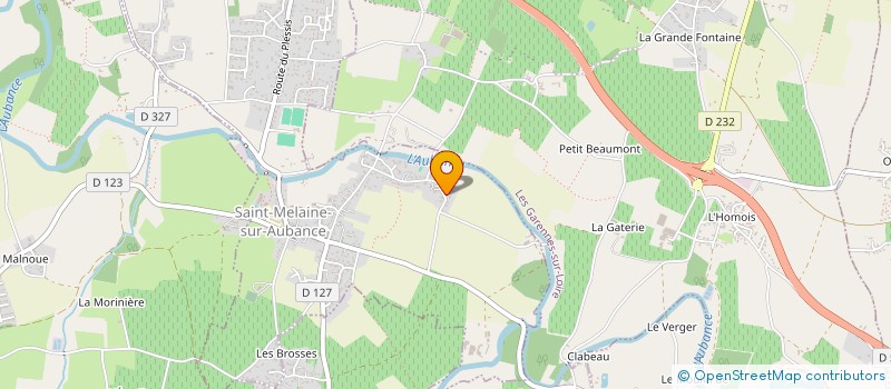 localisation de l'entreprise CERANOV TECHNOLOGIES à SAINT-MELAINE-SUR-AUBANCE