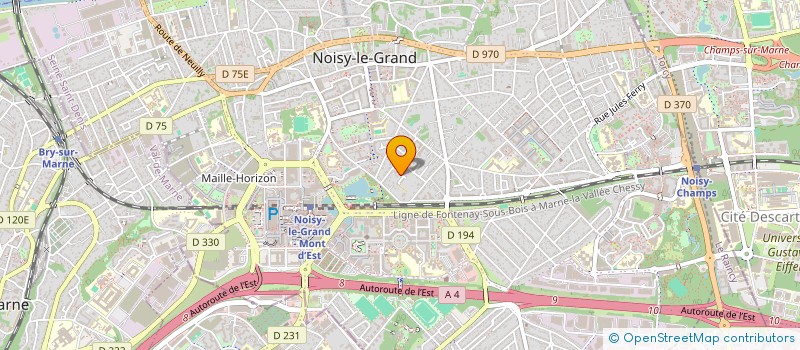 localisation de l'entreprise CERANTA  NOISY-LE-GRAND