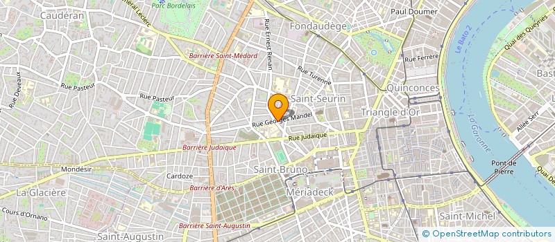 localisation de l'entreprise CERANTHIS  BORDEAUX