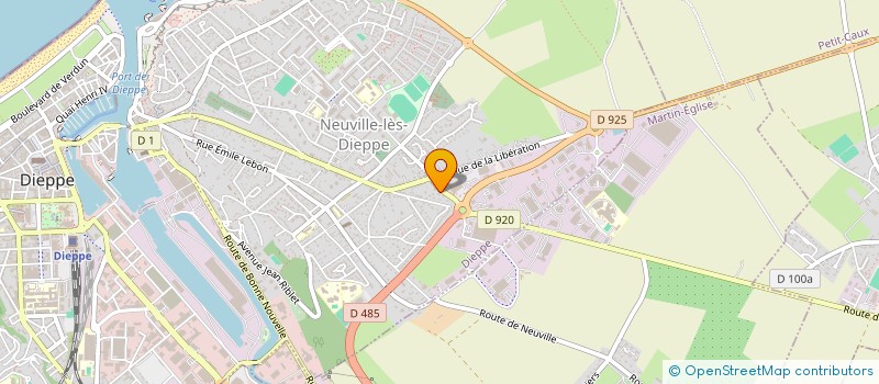 localisation de l'entreprise CERASAIN à DIEPPE