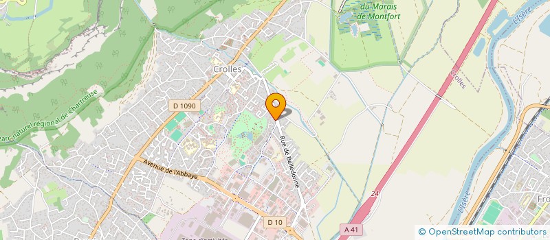 localisation de l'entreprise CERASIC SOLUTIONS à CROLLES