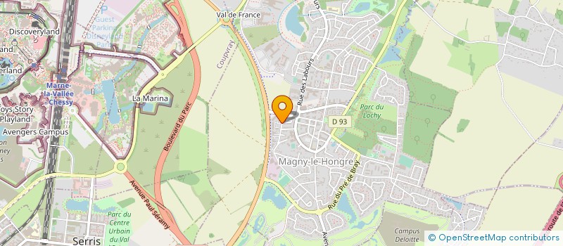 localisation de l'entreprise CERASIFERA à MAGNY-LE-HONGRE
