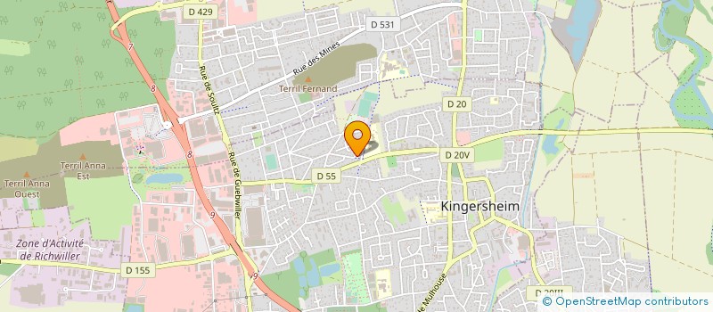 localisation de l'entreprise CERASTYLE  MULHOUSE