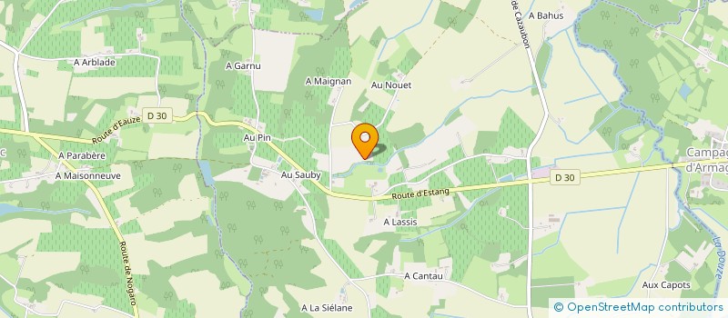 localisation de l'entreprise CERASUD à EAUZE