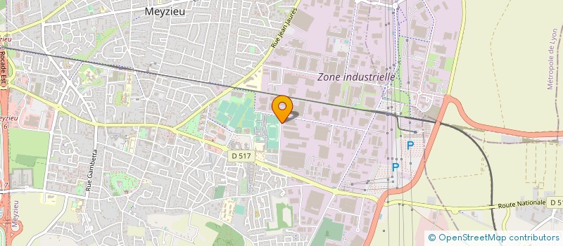 localisation de l'entreprise CERATIZIT LYON  MEYZIEU