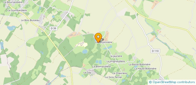 localisation de l'entreprise CERAVOL  RIVES-DU-FOUGERAIS