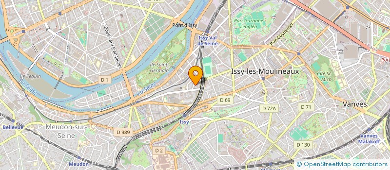 localisation de l'entreprise CERBA HEALTHCARE GESTION à ISSY-LES-MOULINEAUX