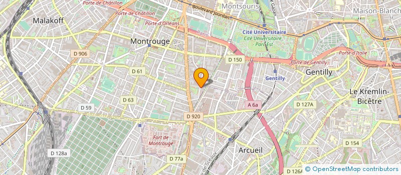 localisation de l'entreprise CERBAIR à MONTROUGE