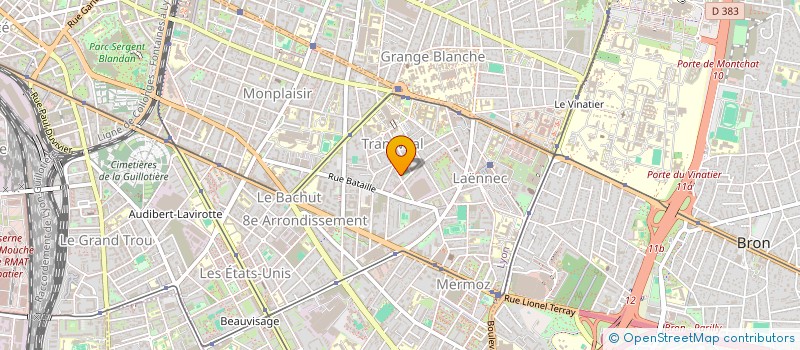 localisation de l'entreprise CERBALLIANCE AUVERGNE RHONE ALPES à BRON
