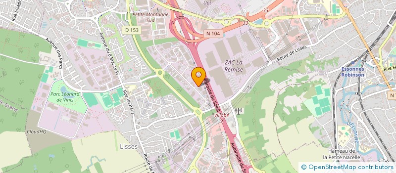 localisation de l'entreprise CERBALLIANCE IDF SUD à LISSES