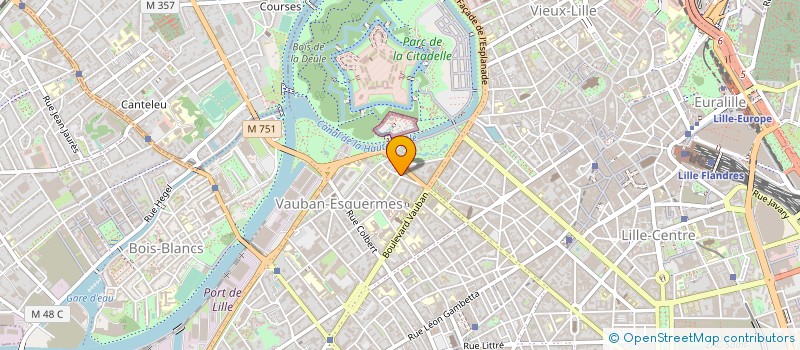 localisation de l'entreprise CERBALLIANCE NORD-PAS-DE-CALAIS  LILLE