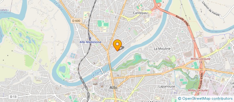 localisation de l'entreprise CERBASCIENCE SAS à ALBI