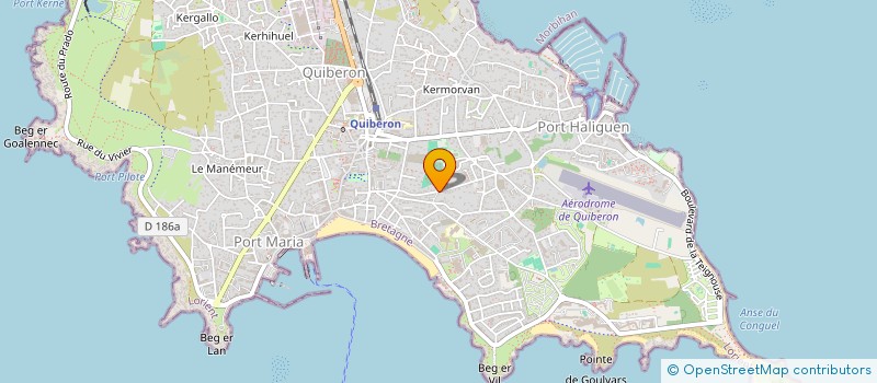localisation de l'entreprise CERBAT SARL à QUIBERON