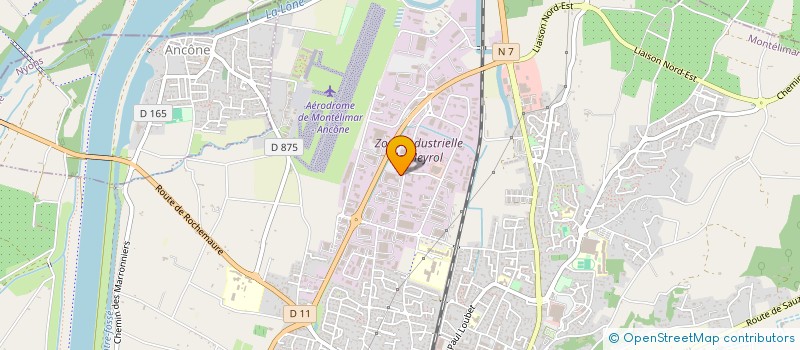 localisation de l'entreprise CERBER FERMETURE  MONTELIMAR