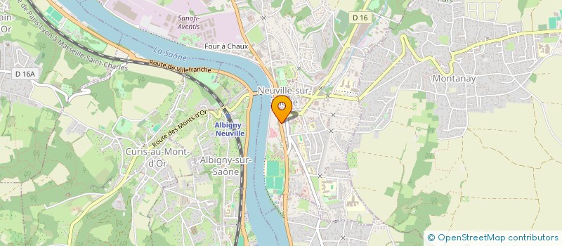 localisation de l'entreprise CERBER08 à NEUVILLE-SUR-SAONE