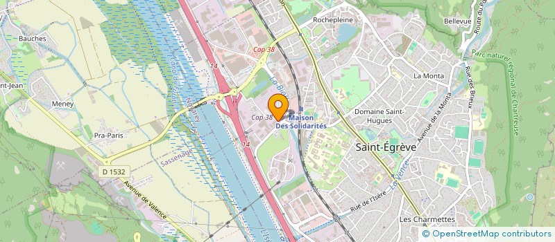 localisation de l'entreprise CERBERE à SAINT-EGREVE