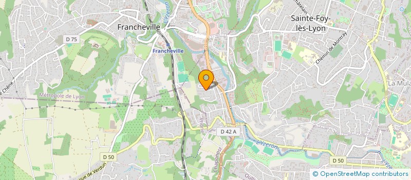 localisation de l'entreprise CERBERE  SAINTE FOY LES LYON