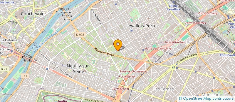 localisation de l'entreprise CERBERE SECURITE FRANCE à NEUILLY-SUR-SEINE
