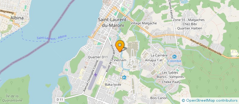 localisation de l'entreprise CERBERUS DROM à SAINT-LAURENT-DU-MARONI