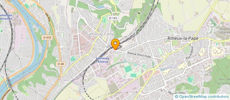 localisation de l'entreprise CERBETON à RILLIEUX-LA-PAPE