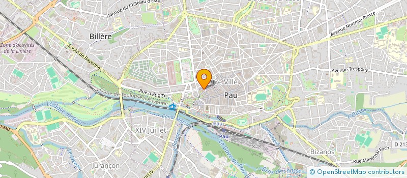 localisation de l'entreprise CERC à PAU