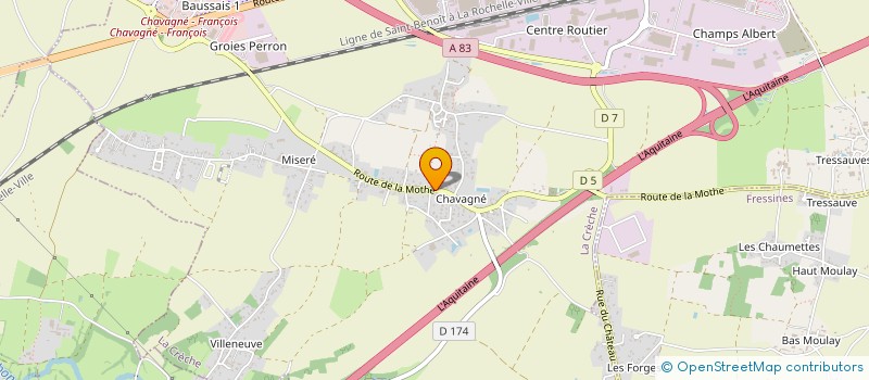 localisation de l'entreprise CERCA IMMOBILIER  LA CRECHE