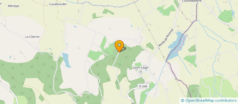 localisation de l'entreprise CERCA TROVA INTERIEUR  PENNE-D'AGENAIS