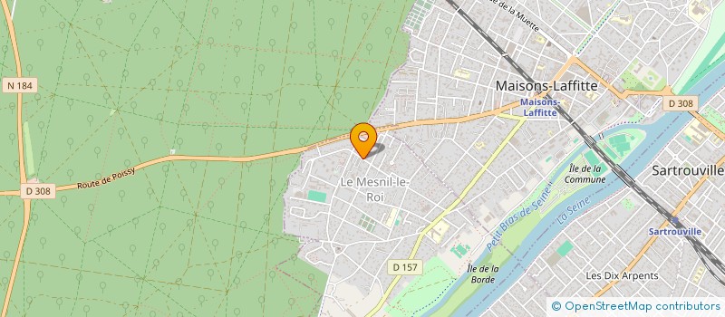 localisation de l'entreprise CERCADE CONSEILS  LE MESNIL-LE-ROI