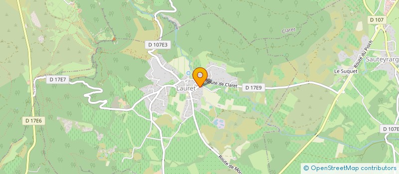 localisation de l'entreprise CERCADIS  LE TRIADOU