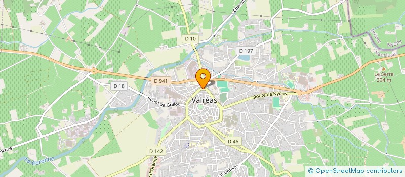 localisation de l'entreprise CERCAR à VALREAS