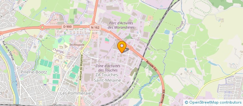 localisation de l'entreprise CERCIAC à LAVAL