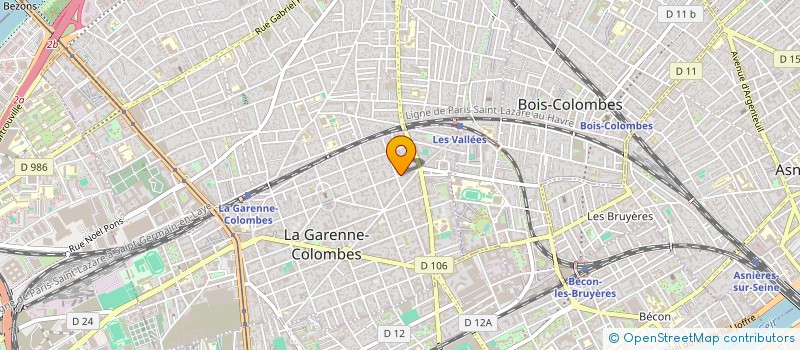 localisation de l'entreprise CERCL ART PLASTIQ GARENNE COLOMBES à LA GARENNE-COLOMBES