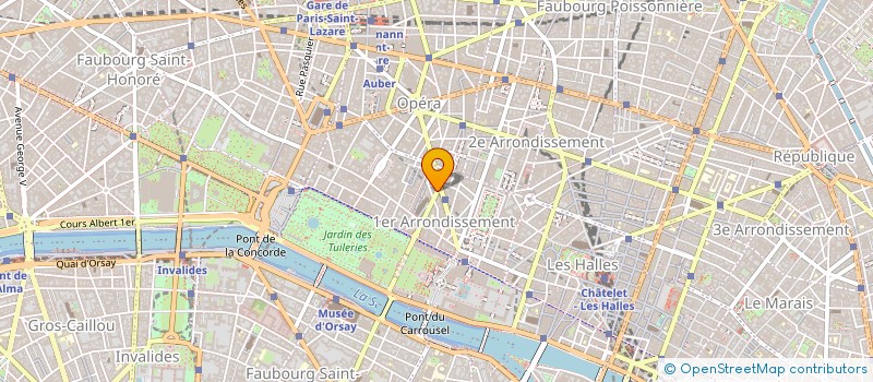 localisation de l'entreprise CERCL ARTS TECH CENTRE ADMINI TECH COIFF à PARIS