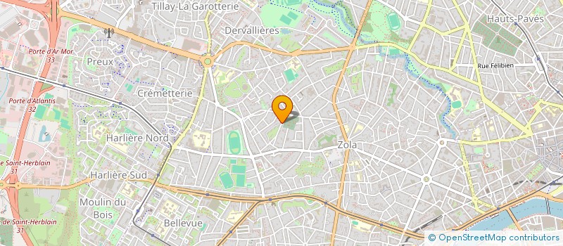 localisation de l'entreprise CERCL ETUD RECHERC MEDECIN OMNIPRATICIEN à NANTES