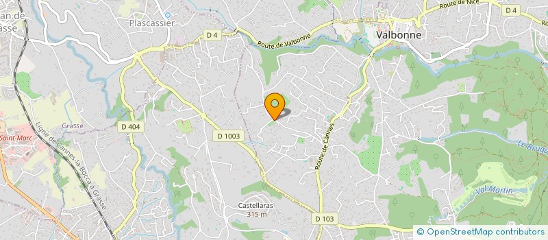 localisation de l'entreprise CERCL FRANCE SA à VALBONNE