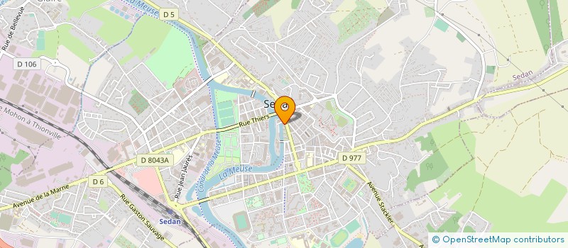 localisation de l'entreprise CERCLE 132 à SEDAN